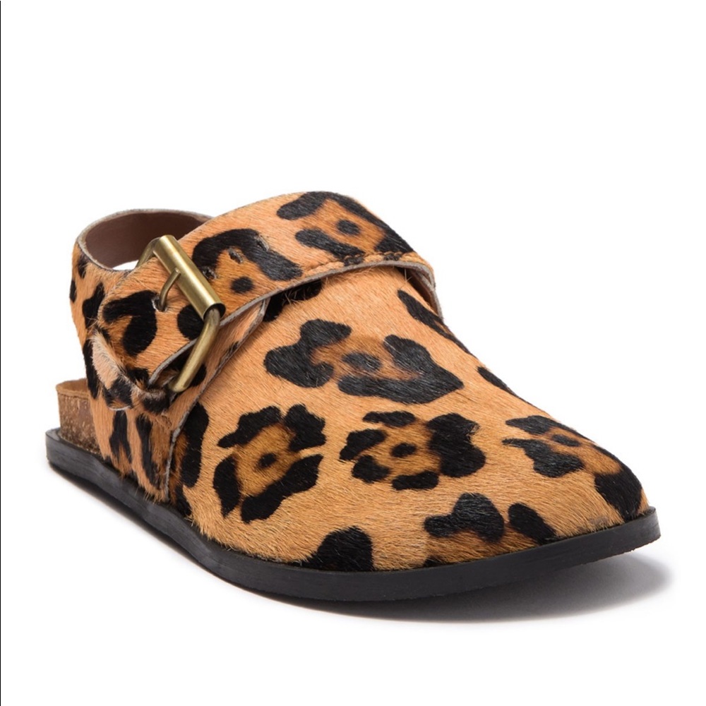 Free People Seattle Genuine Calf Hair Sling Clog